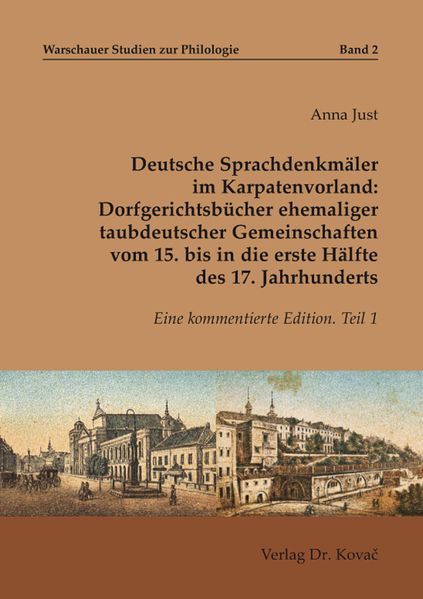 Cover von Deutsche Sprachdenkmäler im Karpatenvorland