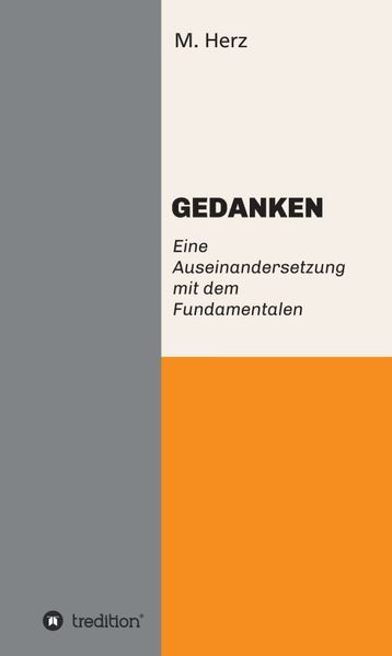 Cover von GEDANKEN. Eine Auseinandersetzung mit dem Fundamentalen