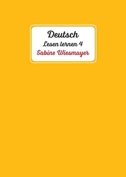 Cover von Deutsch, Lesen lernen 4