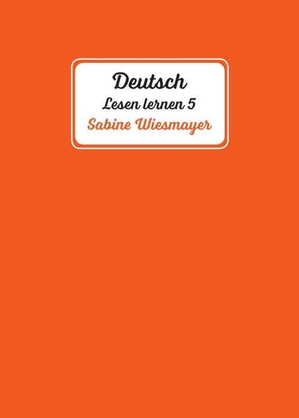 Cover von Deutsch, Lesen lernen 5