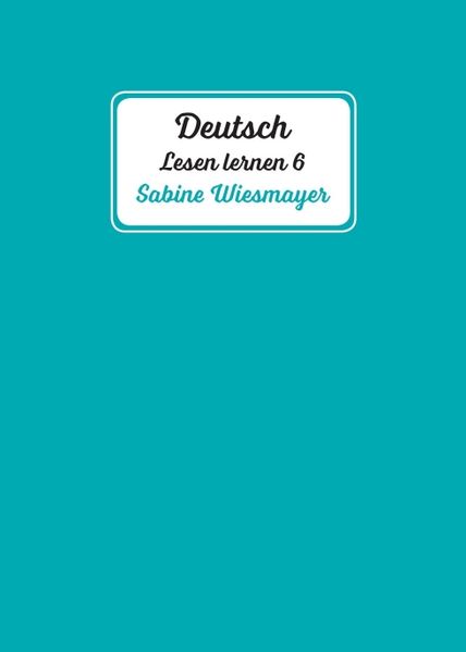 Cover von Deutsch, Lesen lernen 6