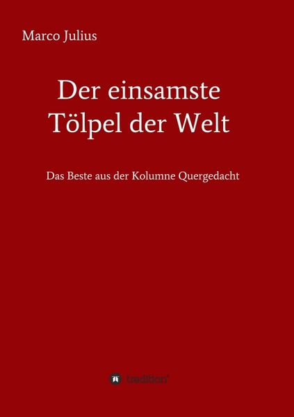 Cover von Der einsamste Tölpel der Welt