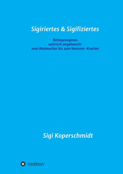 Cover von Sigiriertes & Sigifiziertes