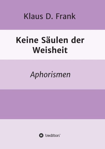 Cover von Keine Säulen der Weisheit