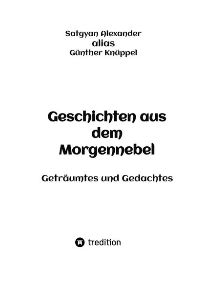 Cover von Geschichten aus dem Morgennebel