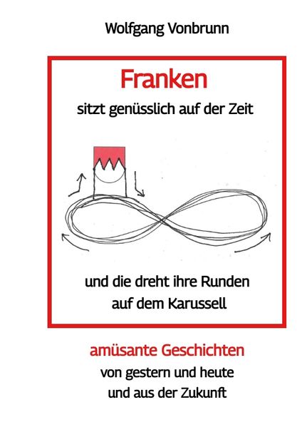 Cover von Franken sitzt genüsslich auf der Zeit und die dreht ihre Runden auf dem Karussell Oberfranken Kulmbach Weismain Kasendorf Mainroth Kelten