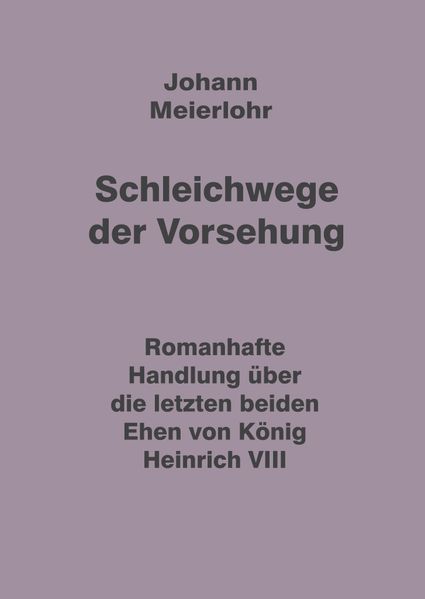 Cover von Schleichwege der Vorsehung