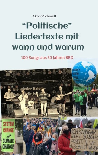 Cover von „Politische“ Liedertexte mit wann und warum/Eine Sammlung von Peter, Paul + Barmbek, Radio Barmbek, Don Mastes und die Saubermänner, Oma Körner Band