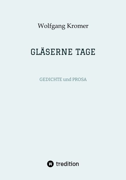 Cover von GLÄSERNE TAGE