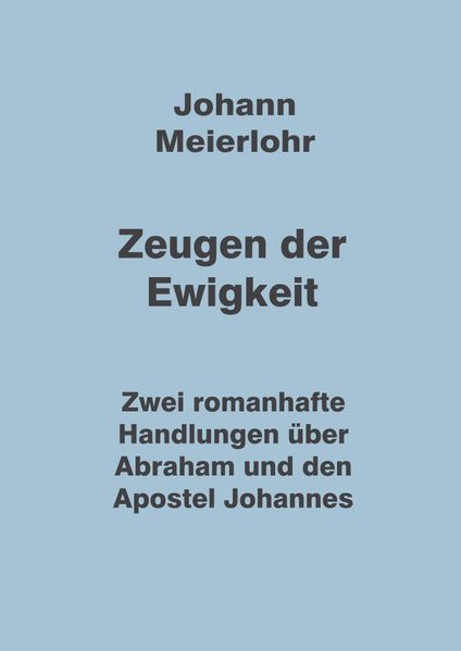 Cover von Zeugen der Ewigkeit