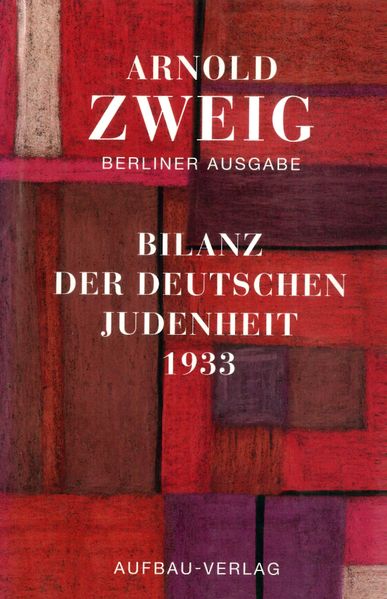 Cover von Bilanz der deutschen Judenheit 1933