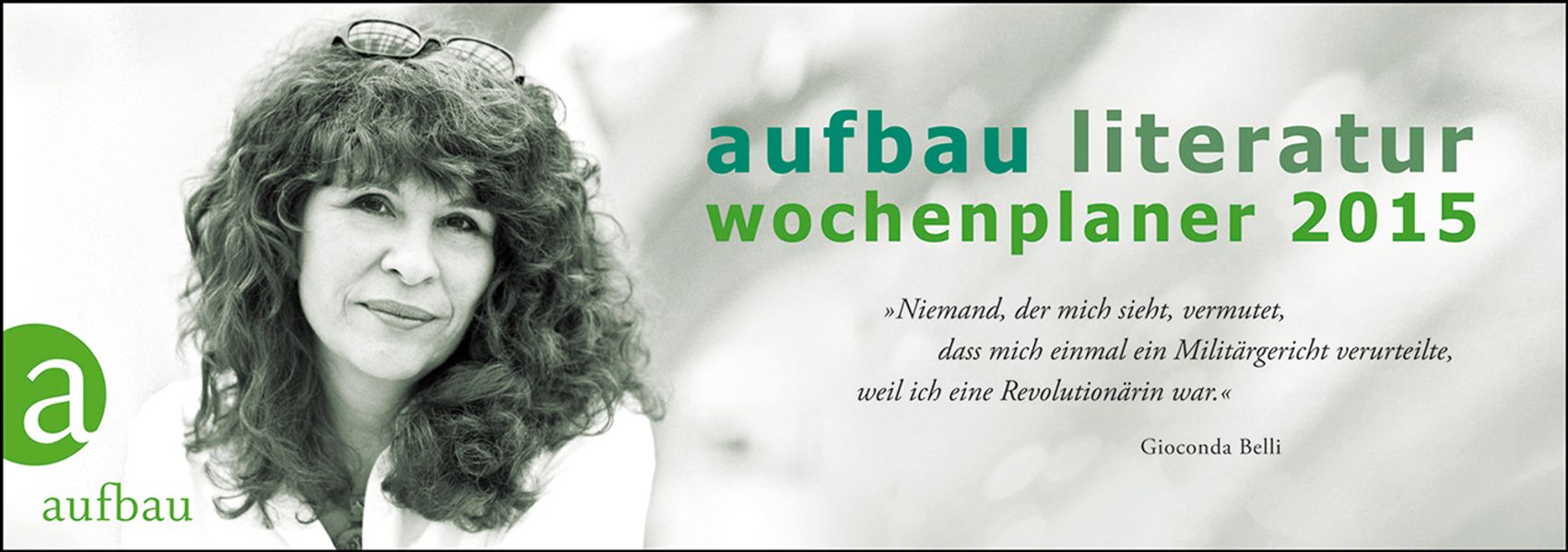 Cover von Aufbau Literatur Wochenplaner 2015
