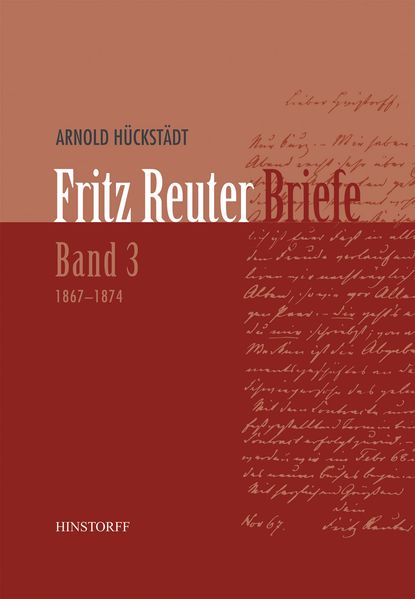 Cover von Fritz Reuter. Briefe Band 3 (1867 1874)