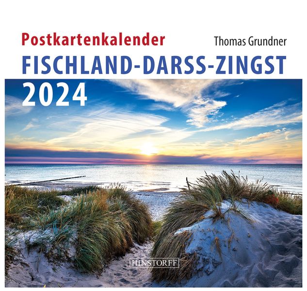 Cover von Postkartenkalender Fischland-Darß-Zingst 2024