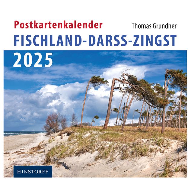 Cover von Postkartenkalender Fischland-Darss-Zingst 2025