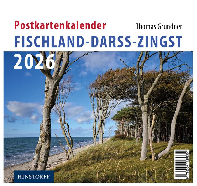 Cover von Postkartenkalender Fischland-Darss-Zingst 2026