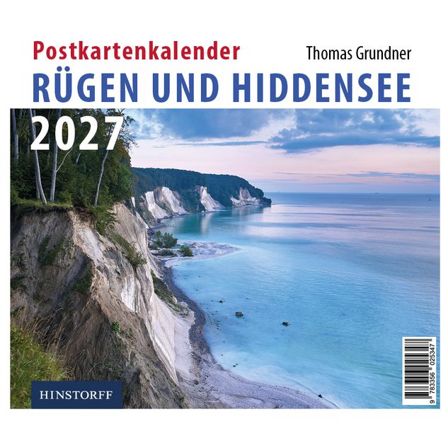 Cover von Postkartenkalender Rügen und Hiddensee 2027