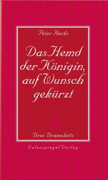 Cover von Das Hemd der Königin, auf Wunsch gekürzt