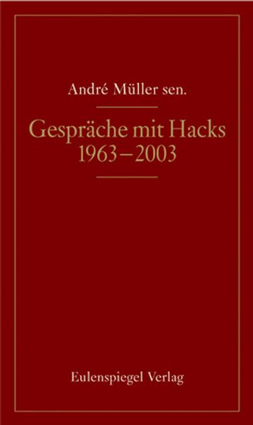 Cover von Gespräche mit Peter Hacks