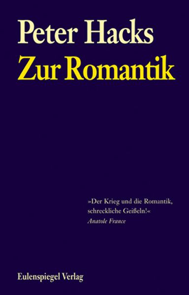 Cover von Zur Romantik