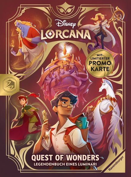 Cover von Disney Lorcana – Quest of Wonders. Legendenbuch eines Luminari