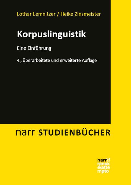 Cover von Korpuslinguistik