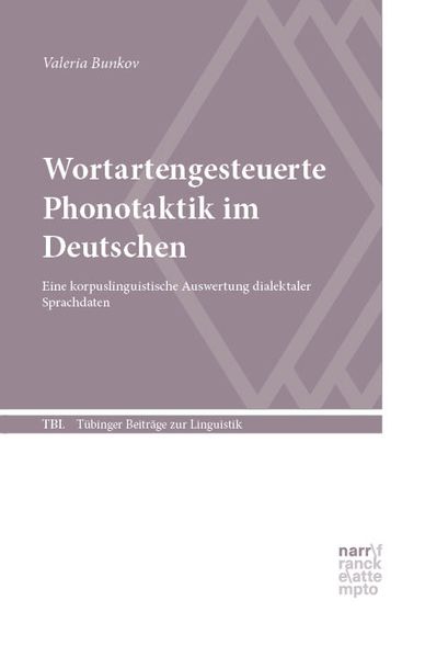 Cover von Wortartengesteuerte Phonotaktik im Deutschen