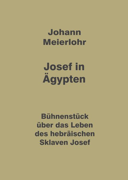 Cover von Josef in Ägypten