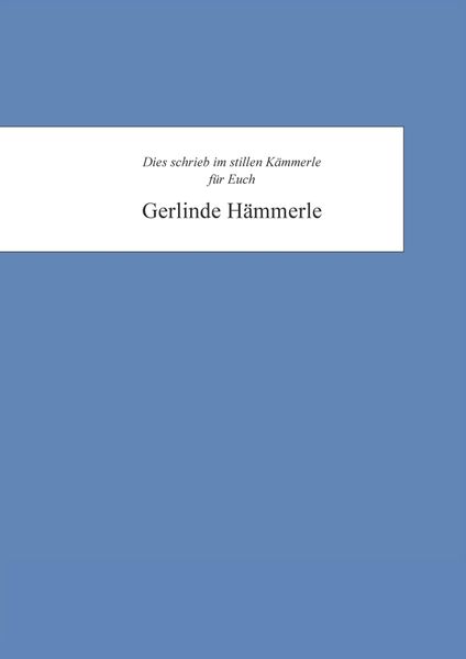 Cover von Gerlinde Hämmerle