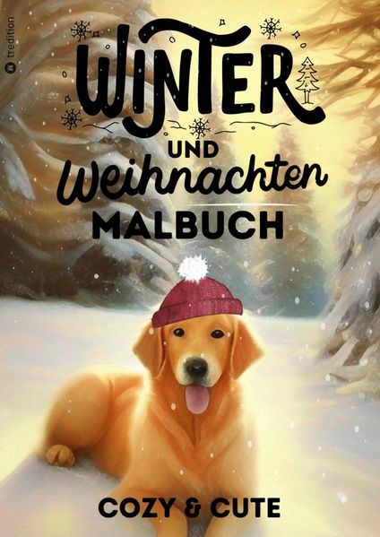 Cover von Malbuch Weihnachten für Erwachsene – Malbuch Winter für Erwachsene, Frauen, Jugendliche