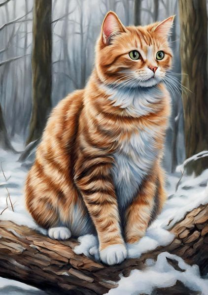 Cover von Weihnachten Notizbuch Katze Winterzeit Journal Tagebuch mit 55 motivierenden Zitaten Lebensfreude und Katzenliebe Weihnachtszeit Süße Waldkatze