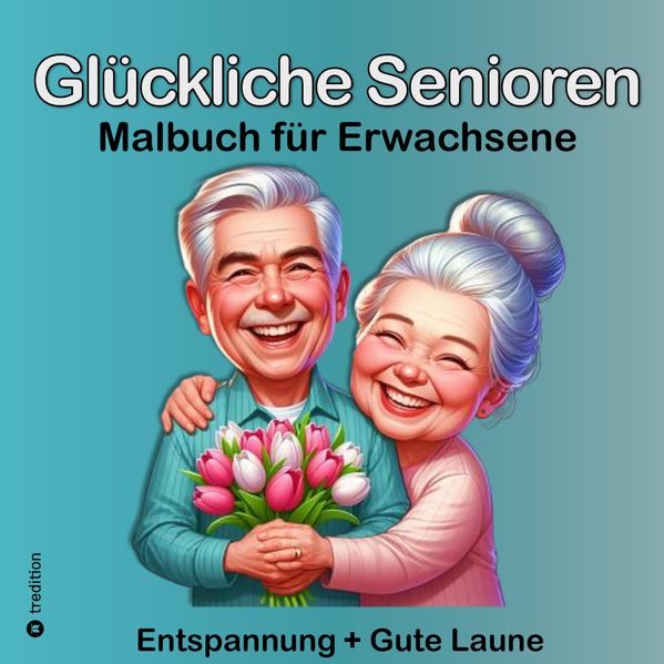 Cover von Malbuch für Senioren – Beschäftigung für ältere Menschen – Gehirntraining für Malgruppen
