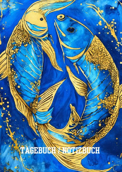 Cover von Tagebuch/Notizbuch Sternzeichen Fisch