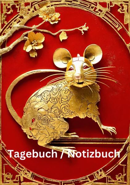 Cover von Tagebuch/Notizbuch Chinesische Tierkreis Ratte