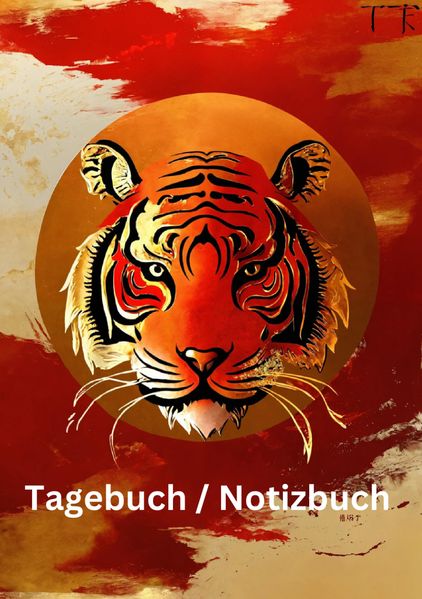 Cover von Tagebuch/Notizbuch Chinesisches Tierkreis Tiger