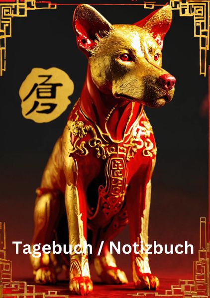 Cover von Tagebuch/Notizbuch Chinesische Tierkreis Hund