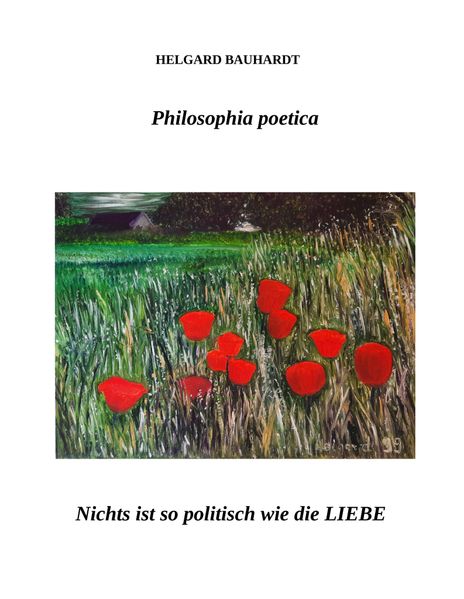 Cover von Philosophia poetica
