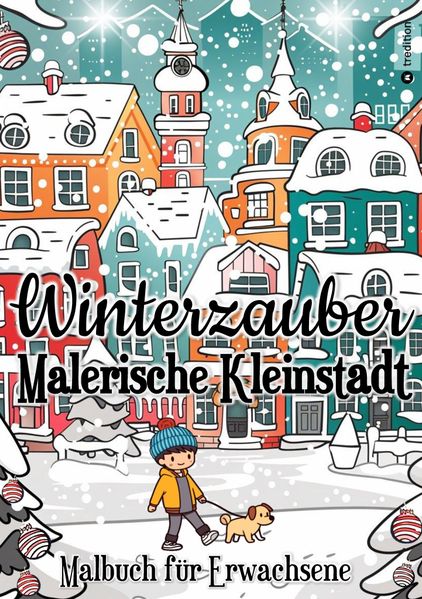 Cover von Malbuch Weihnachten für Erwachsene – Winter Malbuch für Erwachsene, Frauen, Jugendliche