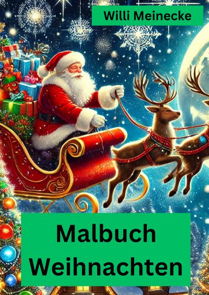 Cover von Malbuch Weihnachten