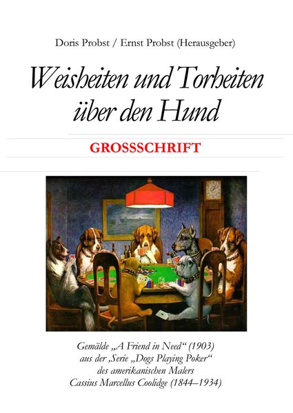 Cover von Weisheiten und Torheiten über den Hund
