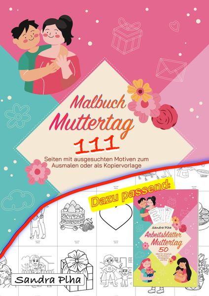 Cover von KitaFix Malbuch Muttertag