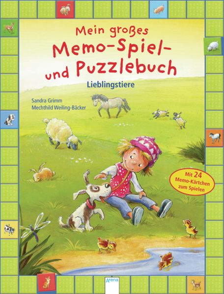 Cover von Mein großes Memo-Spiel- und Puzzlebuch. Lieblingstiere