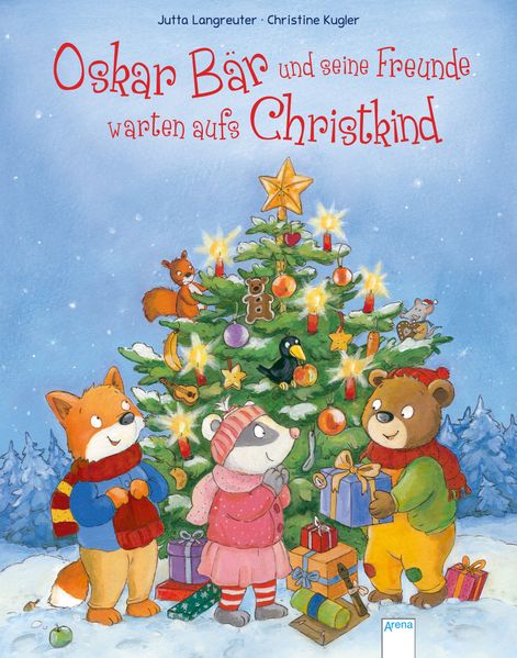 Cover von Oskar Bär und seine Freunde warten aufs Christkind