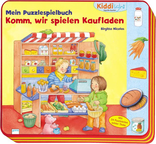 Cover von Mein PuzzleSpielBuch – Komm, wir spielen Kaufladen!