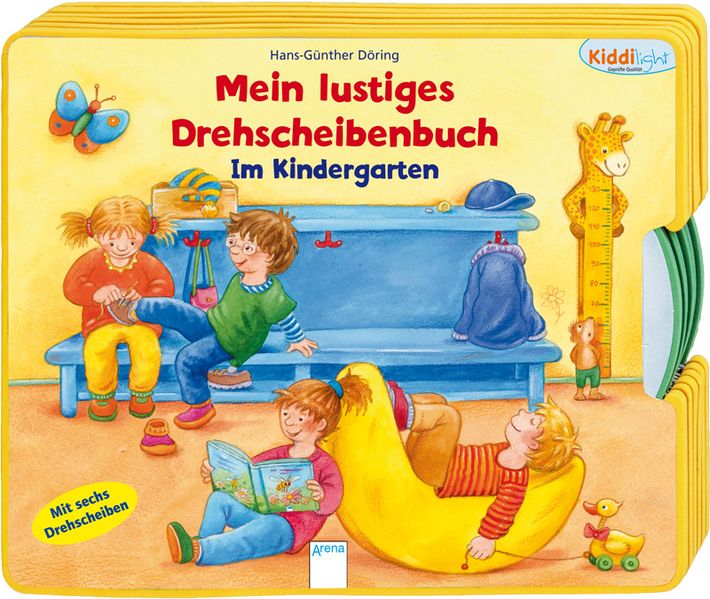 Cover von Mein lustiges Drehscheibenbuch – Im Kindergarten