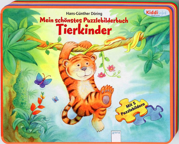 Cover von Mein schönstes Puzzlebilderbuch – Tierkinder