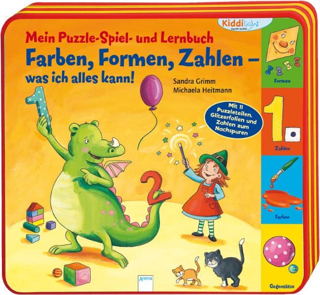 Cover von Mein Puzzle- Spiel- und Lernbuch: Farben, Formen, Zahlen – was ich alles kann!