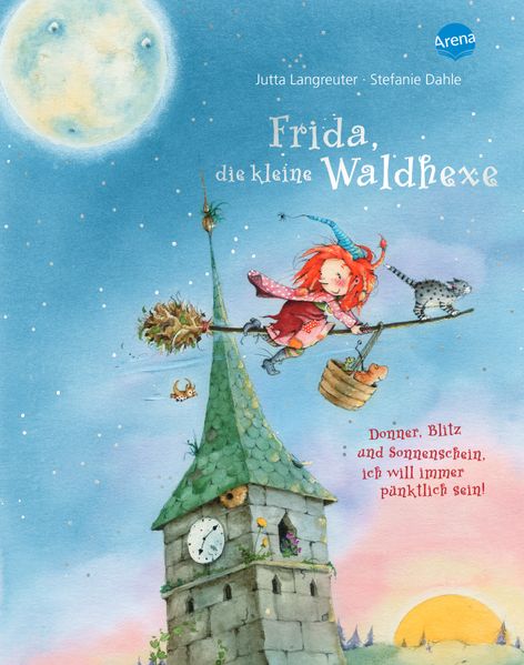 Cover von Frida, die kleine Waldhexe – Donner, Blitz und Sonnenschein, ich will immer pünktlich sein