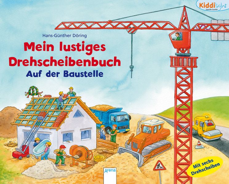 Cover von Mein lustiges Drehscheibenbuch: Baustelle