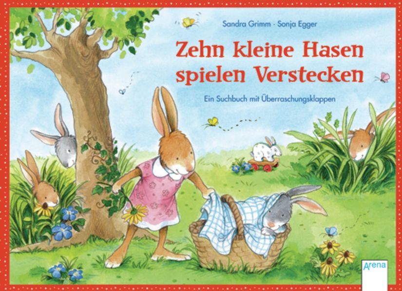 Cover von Zehn kleine Hasen spielen Verstecken